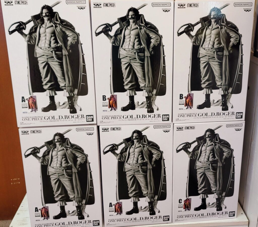 バンプレくじ PREMIUM ワンピース-ゴール・D・ロジャー- AB賞セット